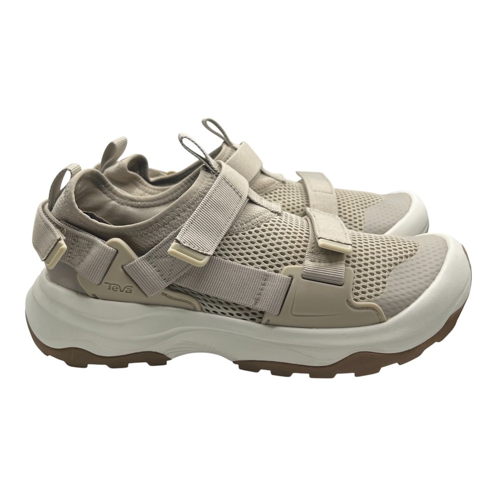 Teva Women's Sz 8.5 Outflow Universal Water/Hiking Sneaker Feather Grey/Tan-1944 - Picture 2 of 6